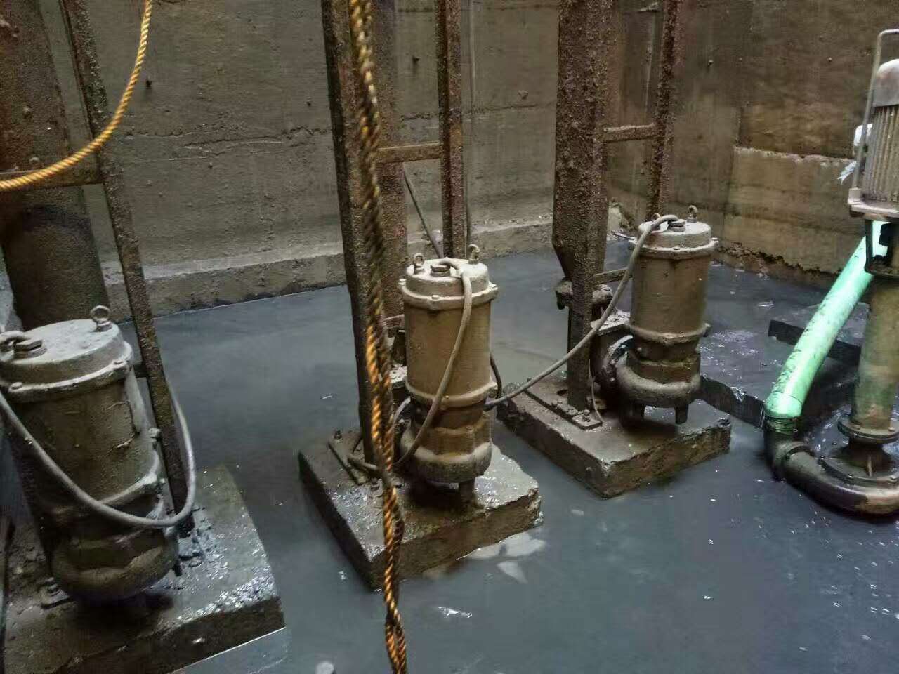 林口污水池清理